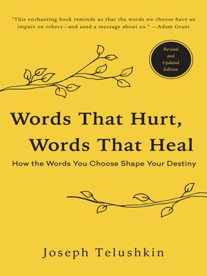 cover image of Words That Hurt, Words That Heal, Revised Edition